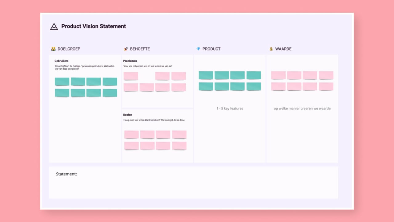 Product Vision Template