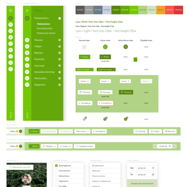 UI styleguide