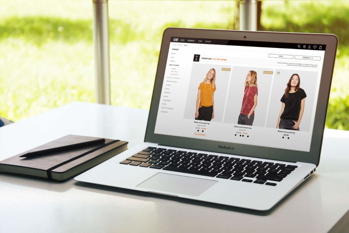 redesign e-commerce experience We Fashion